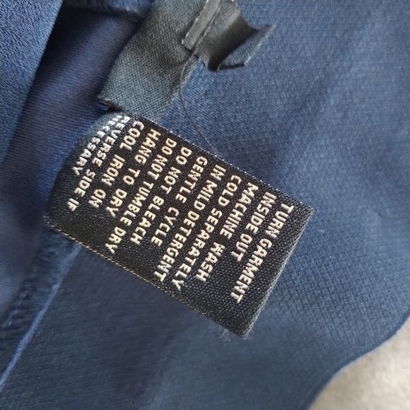 DG2 Diane Gilman Dark Navy Knit Ponte Pull on Pants Straight Leg 2X - Picture 5 of 11